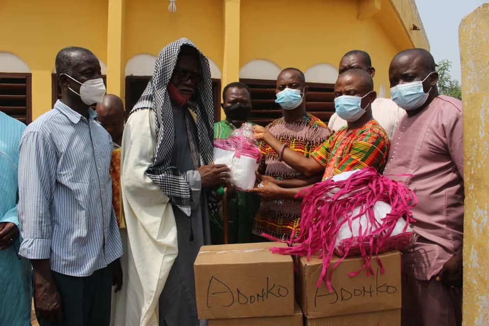 SODA Donates Personal Protective Equipment to Muslim Communities in the Shai-Osudoku District