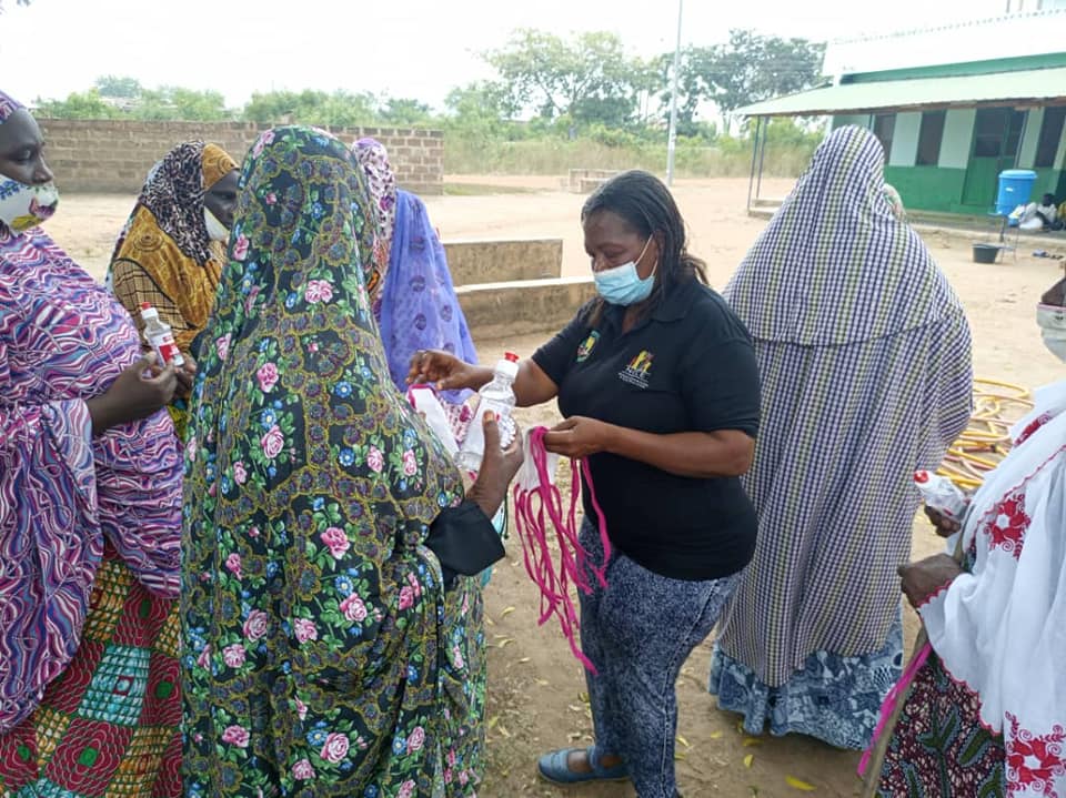 SODA Donates Personal Protective Equipment to Muslim Communities in the Shai-Osudoku District