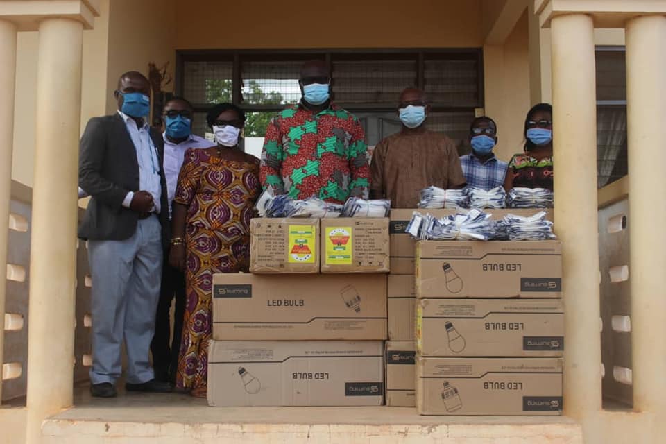 Shai-Osudoku District Chief Executive Tours WASSCE Examination Centres.