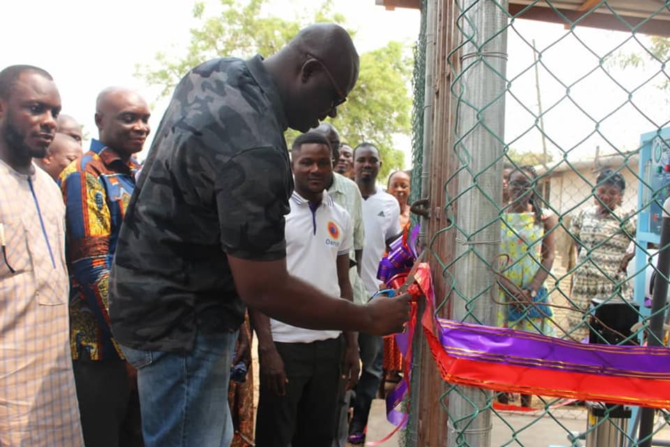 District Chief Executive of SODA Commissions 3 Boreholes in the District