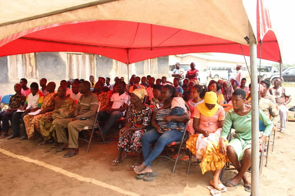 District Chief Executive of SODA Commissions 3 Boreholes in the District