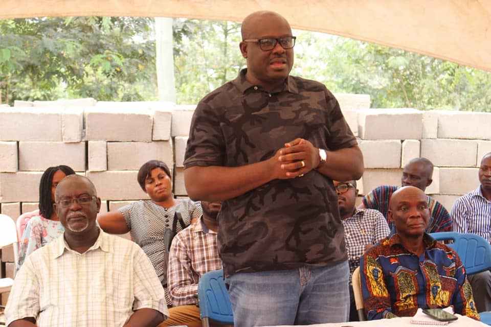 District Chief Executive of SODA Commissions 3 Boreholes in the District