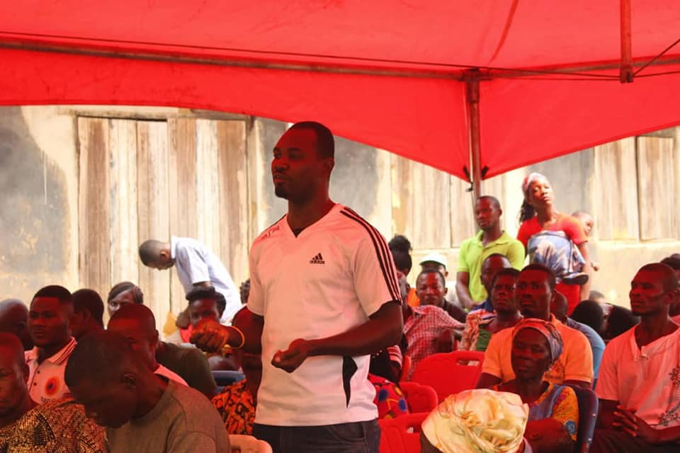 District Chief Executive of SODA Commissions 3 Boreholes in the District