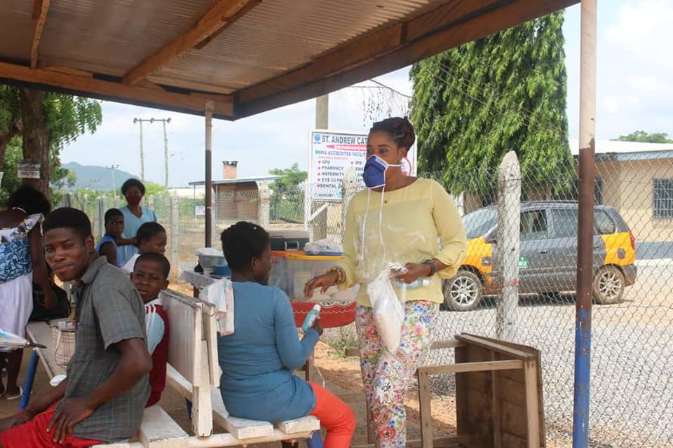 Shai-Osudoku District Assembly Distributes Protective Items to Residents, SODA, COVID19, SODA, Dodowa,Ghana