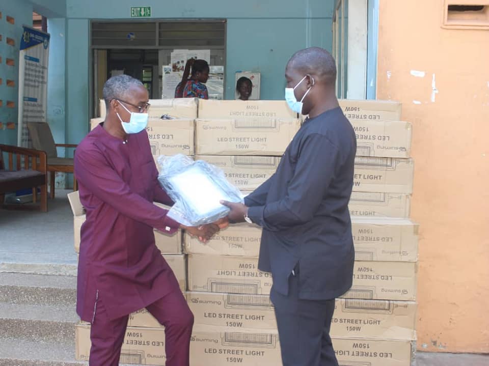 DCE Donates Streetlights to Assembly Members.