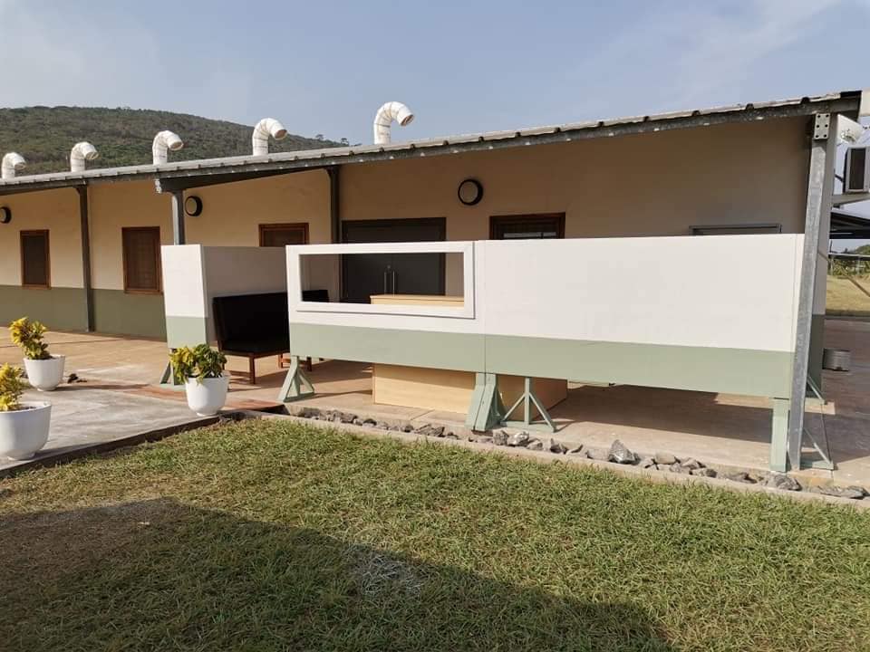 Shai-Osudoku District Hospital, Dodowa used five days to construct its COVID-19 holding Center