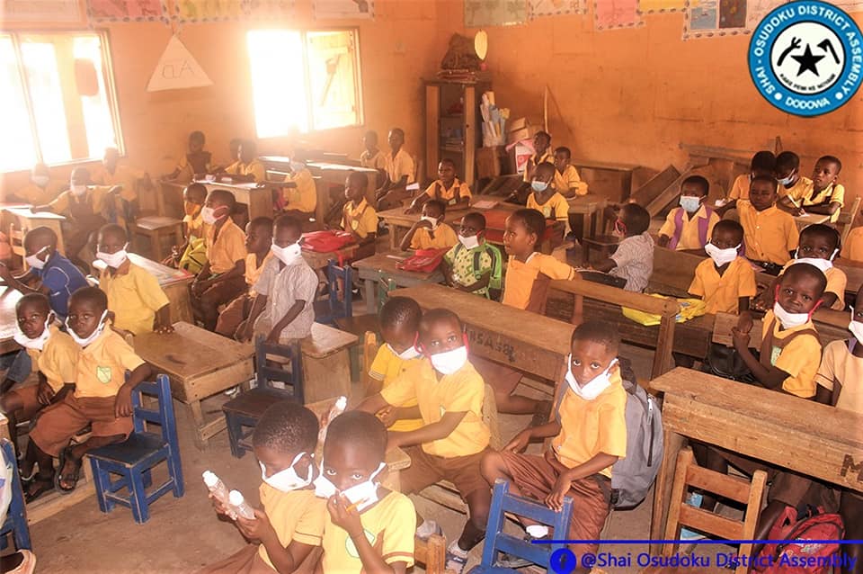 Shai-Osudoku District Observes My First Day at School.