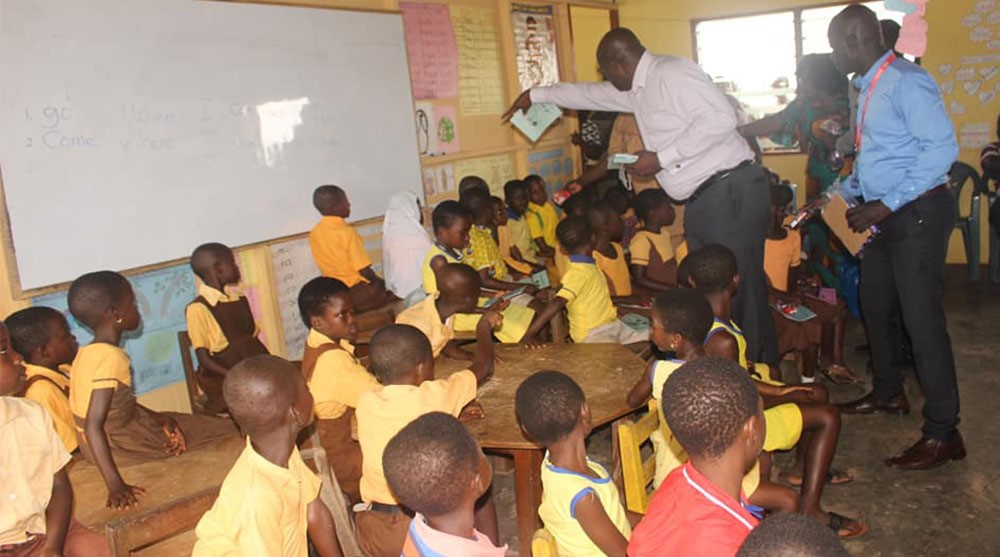 Shai-Osudoku District Assembly Holds My First Day At School, District Chief Executive Hon. Daniel Teye Akuffo