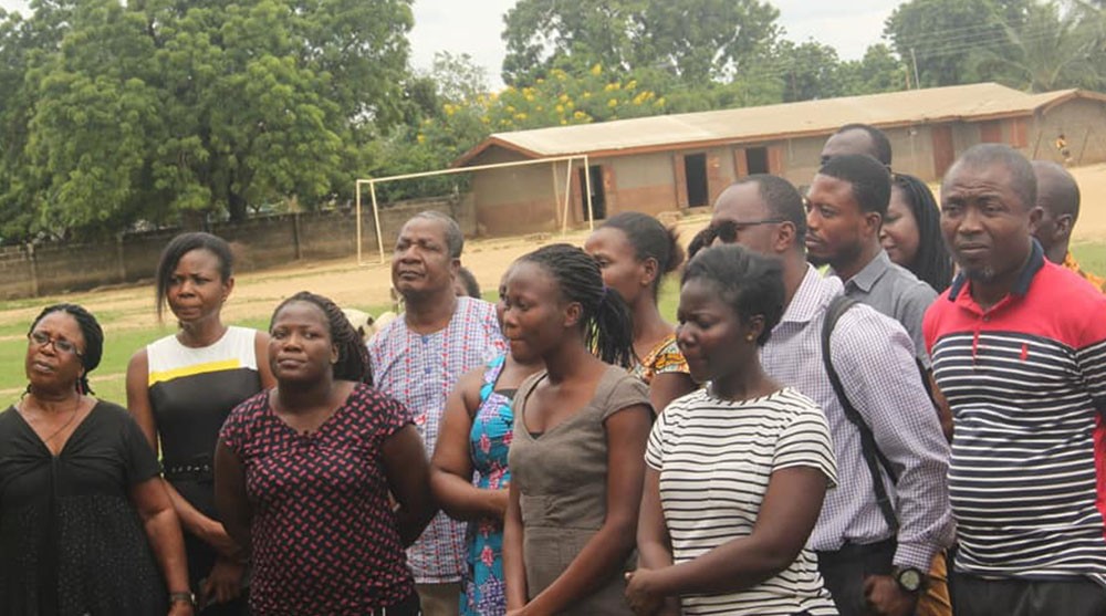 Shai-Osudoku District Assembly Holds My First Day At School, District Chief Executive Hon. Daniel Teye Akuffo