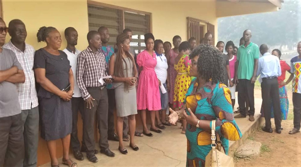 Shai-Osudoku District Assembly Holds My First Day At School, District Chief Executive Hon. Daniel Teye Akuffo
