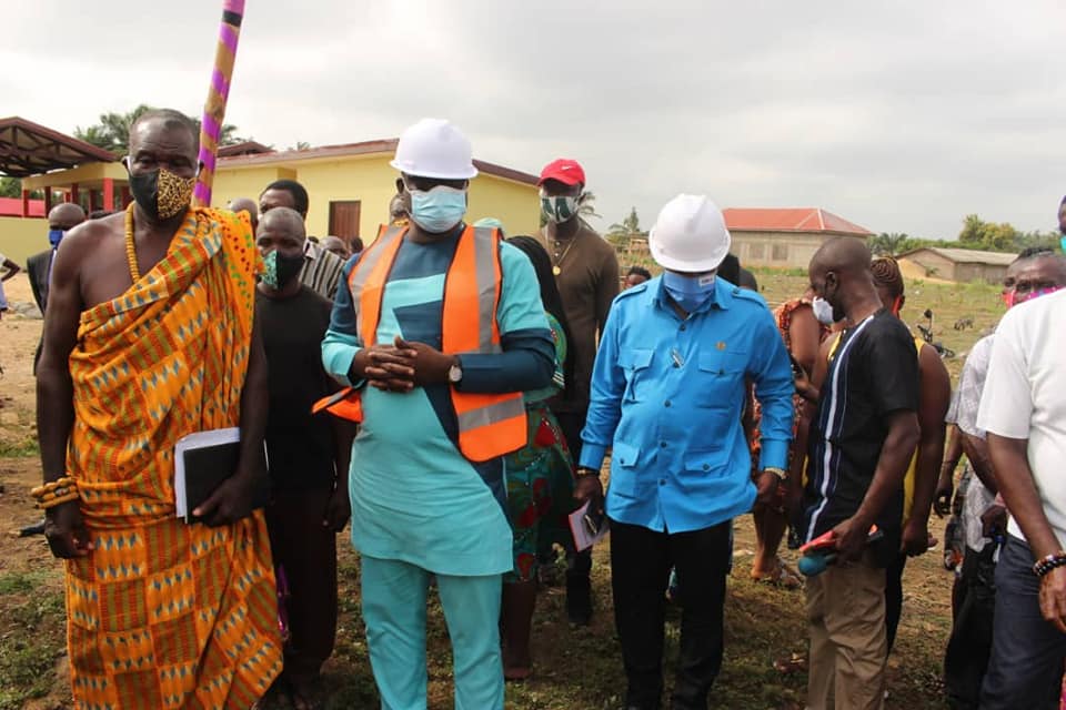 Official Sod Cutting for the Construction of Dodowa and Asutsuare Market., SODA