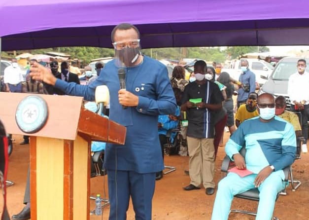 Official Sod Cutting for the Construction of Dodowa and Asutsuare Market., SODA