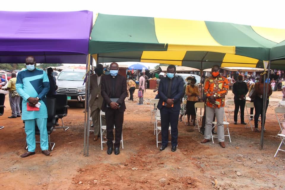 Official Sod Cutting for the Construction of Dodowa and Asutsuare Market., SODA
