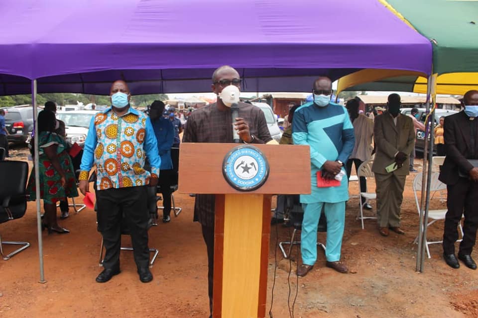 Official Sod Cutting for the Construction of Dodowa and Asutsuare Market., SODA