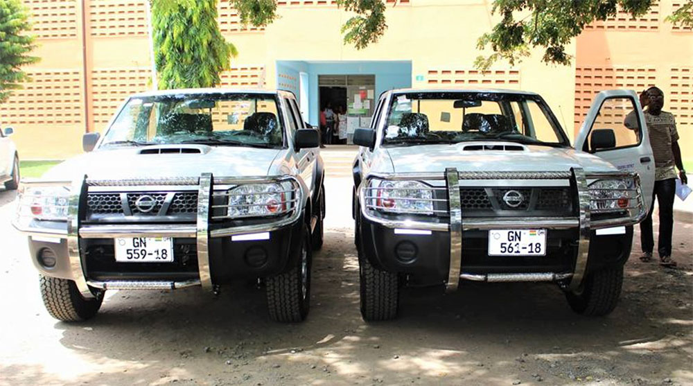 SODA new two (2) Nissan NP300 pickups, Dodowa