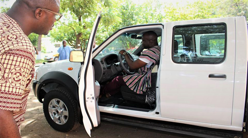 SODA new two (2) Nissan NP300 pickups, Dodowa