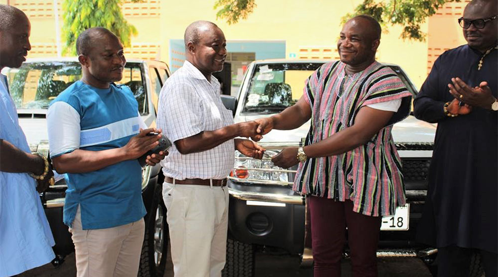 SODA new two (2) Nissan NP300 pickups, Dodowa