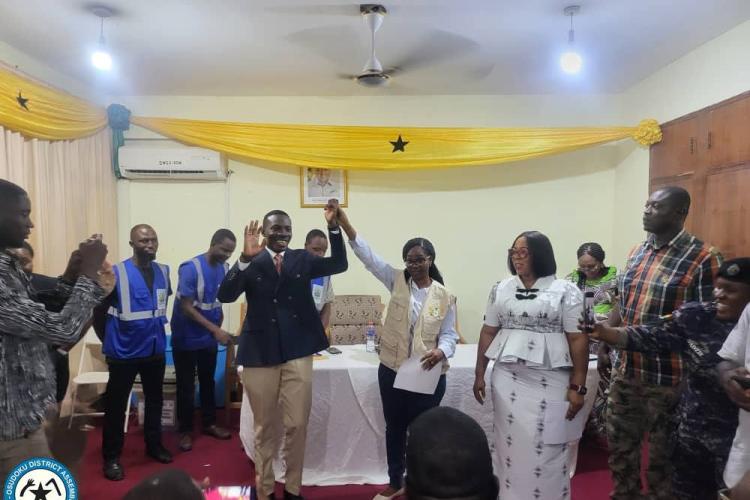 HON.IGNATIOUS GODFRED  DORDOE GETS 100 PERCENT APPROVAL AS DISTRICT CHIEF EXECUTIVE FOR THE SHAI-OSUDOKU DISTRI