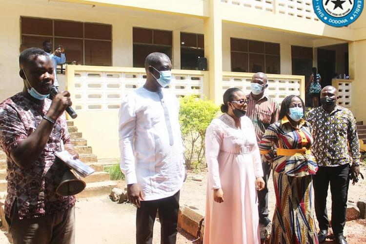 DCE and MP Tour BECE Exam Centres in the District