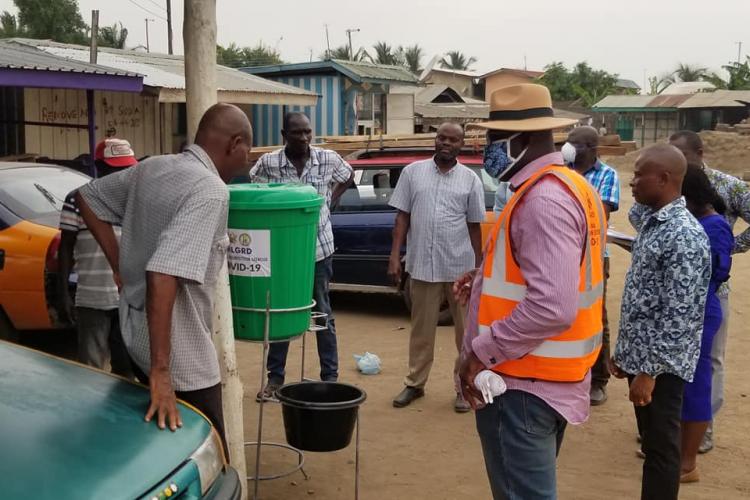 Shai-Osudoku DCE supervise Industries to ensure safety measures against Covid-19