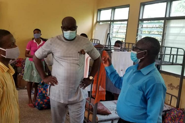 Soda, Shai-Osudoku District Assembly, Hon. Daniel Teye AkuffoDCE Welcomes Students Back to School