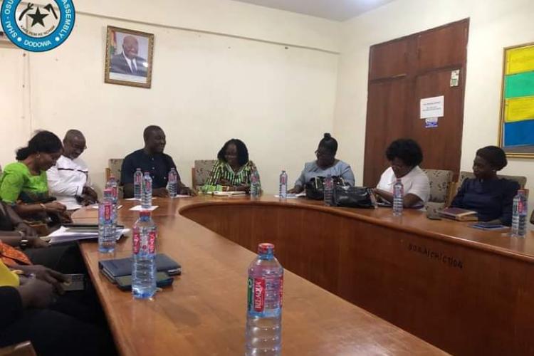 NEW RCC CHIEF DIRECTOR PAYS FAMILIARIZATION VISIT TO SHAI-OSUDOKU DISTRICT ASSEMBLY.