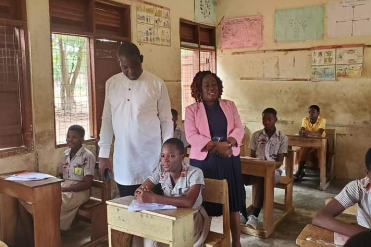 THE DCE OF SHAI-OSUDOKU DISTRICT HAS SPONSORED A MOCK FOR JSS 3 STUDENTS..