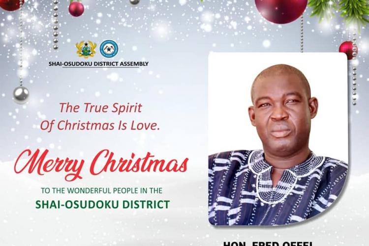 Christmas Message from the District Chief Executive Hon. Fred Offei Twum