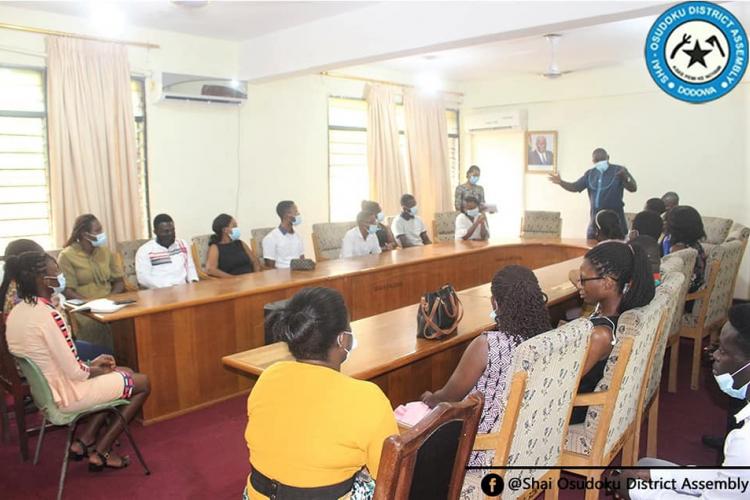 The Shai-Osudoku District Assembly has organized a one-day orientation program for National Service Personnel in the district.