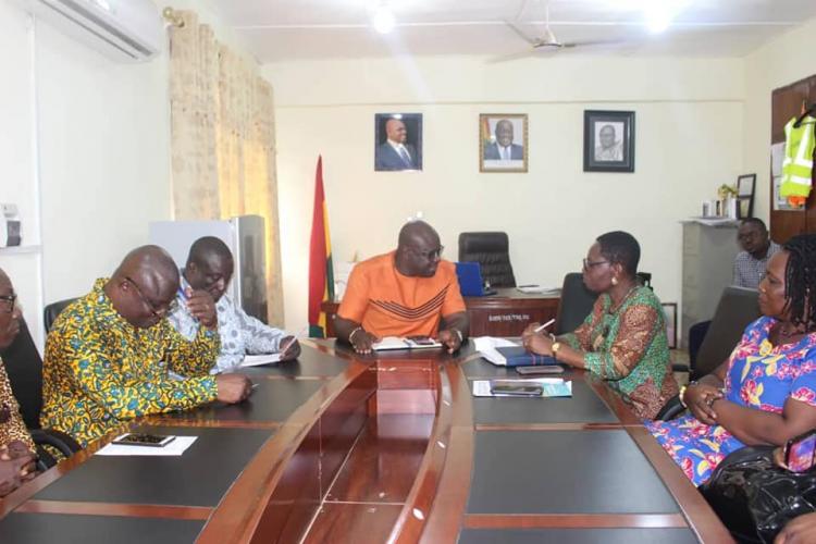 Education Regional Director Pays Courtesy Call on DCE, SODA