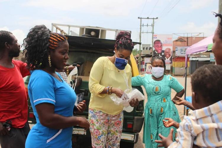 Shai-Osudoku District Assembly Distributes Protective Items to Residents, SODA, COVID19, SODA, Dodowa,Ghana