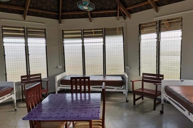 Shai-Osudoku District Hospital, Dodowa used five days to construct its COVID-19 holding Center