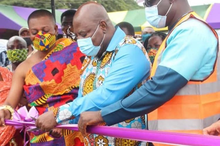 Official Sod Cutting for the Construction of Dodowa and Asutsuare Market., SODA